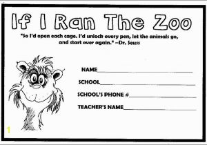 If I Ran the Zoo Coloring Pages if I Ran the Zoo Coloring Pages Coloring Pages