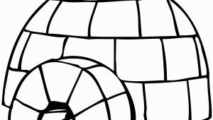 Igloo Printable Coloring Page Best Igloo Clipart Clipartion