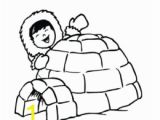 Igloo Printable Coloring Page Printable Coloring Page Eskimo – Pusat Hobi