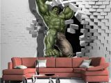 Incredible Hulk Wall Mural 3d Avengers Wallpaper Custom Hulk Wallpaper Unique