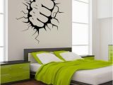 Incredible Hulk Wall Mural Punch Fist Wall Decal Cool for A Kids Room Like the Hulk