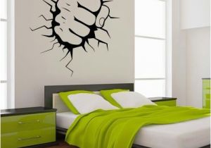 Incredible Hulk Wall Mural Punch Fist Wall Decal Cool for A Kids Room Like the Hulk