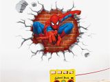 Incredible Hulk Wall Mural Us $2 57 Off Neue 3d Spiderman Wandaufkleber Für Kinderzimmer Aufkleber Home Decor Personalisierte Kinder Kindergarten Wandaufkleber Dekoration