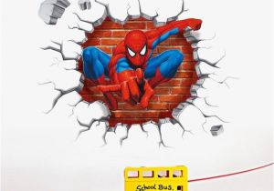 Incredible Hulk Wall Mural Us $2 57 Off Neue 3d Spiderman Wandaufkleber Für Kinderzimmer Aufkleber Home Decor Personalisierte Kinder Kindergarten Wandaufkleber Dekoration