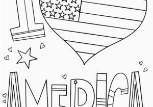 Independence Day Coloring Pages Printable American Flag Coloring Page Pdf Inspirational I Love America