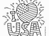 Independence Day Coloring Pages Printable I Love Usa Coloring Pages July 4 Independence Day Coloring