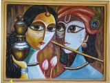 India Wall Murals Suppliers Radha Krishna 3d Wall Mural Painting