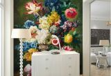 Indoor Mural Paint Fashion Interior Flower Design Oil Painting 3d Mural Wallpaper Hotel