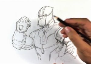 Infinity Gauntlet Thanos Coloring Pages Drawing Thanos From Infinity War Sketch Monster