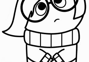 Inside Out Sadness Coloring Page Disney Pixar Inside Out Coloring Pages