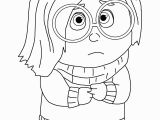 Inside Out Sadness Coloring Page Inside Out Coloring Pa Coloring Pages