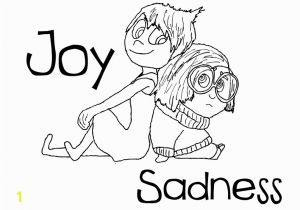 Inside Out Sadness Coloring Page Inside Out Coloring Pages
