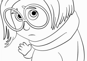 Inside Out Sadness Coloring Page Sad Coloring Page Coloring Home