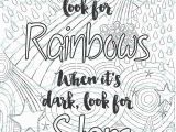 Inspirational Quote Coloring Pages for Adults Adult Inspirational Coloring Page Printable 02 Look for