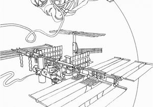 International Space Station Coloring Page International Space Station Coloring Page – Color Bros