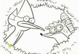 Invader Zim Coloring Pages Online Blue Jay and Rigby Regular Show Coloring Pages Printable Coloring