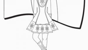 Irish Dance Coloring Pages Irish Dance Coloring Page