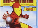 Iron Man Armored Adventures Coloring Pages Amazon Iron Man Armored Adventures Vol 1 [blu Ray