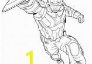 Iron Man Civil War Coloring Pages Man 1 Captain Marvel Drawing with Colour