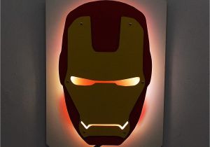 Iron Man Helmet Coloring Pages Amazon Iron Man Mask Light Night Light Superhero Wall