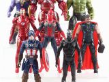 Iron Man Infinity War Coloring Avengers 3 Infinity War Hulk Black Panther Thor Captain America Spiderman Thanos Iron Man Pvc Figure Marvel Legends toys for Boy