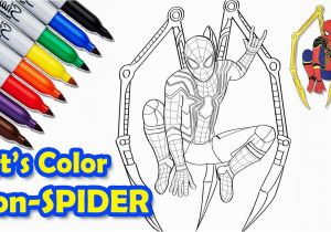 Iron Spider Coloring Pages Infinity War Iron Spider In the Avengers Infinity War Coloring Pages