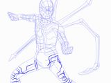 Iron Spider Coloring Pages Infinity War Step by Step How to Draw Iron Spider From Avengers