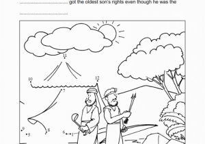 Isaac and Rebekah Coloring Page Pin On âï¸ History âï¸