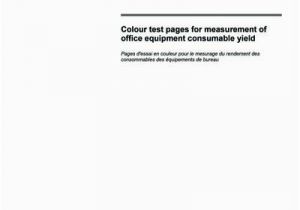 Iso Iec 24712 Color Test Pages iso Iec 2007 Colour Test Pages for Measurement Of