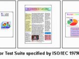Iso Iec 24712 Color Test Pages iso Page Yields