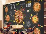 Italian Cafe Wall Murals Custom 3d Wallpaper for Walls 3d Pizza Shop Wall Mural Coffee Bread