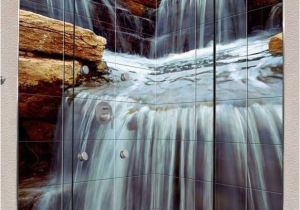 Italian Wall Tile Murals Beautiful Waterfall Bathroom Tiles D