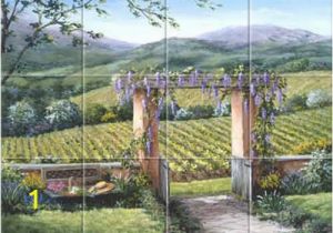 Italian Wall Tile Murals Tile Murals Landscapes Tuscan Italian Provence French Old