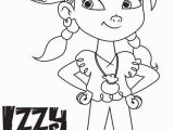 Izzy Jake and the Neverland Pirates Coloring Pages Jake and the Neverland Pirates Izzy the Vice Captain Of Never