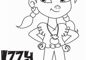 Izzy Jake and the Neverland Pirates Coloring Pages Jake and the Neverland Pirates Izzy the Vice Captain Of Never
