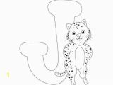 J is for Jaguar Coloring Page Free Printable Letter J Jaguar Coloring Pages for Kids Funnycrafts