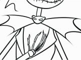 Jack Skeleton Coloring Pages Nightmare before Christmas Free Printable Coloring Pages