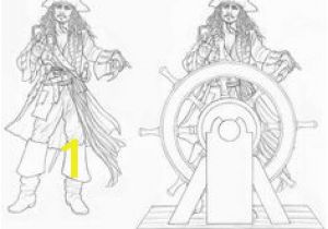 Jack Sparrow Coloring Page 394 Best Hide the Rum Images