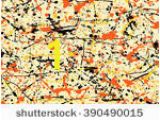 Jackson Pollock Coloring Page Pollock Style Abstract Free Stock Public Domain