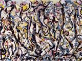 Jackson Pollock Mural Print Jackson Pollock Mural 1943 Reproduction Canvas Print Wall