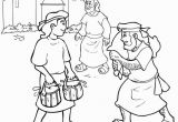 Jacob and Esau Reunite Coloring Page Jacob and Esau Coloring Page
