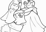 Jacob and Esau Reunite Coloring Page Jacob and Esau Coloring Page