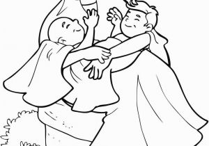 Jacob and Esau Reunite Coloring Page Jacob and Esau Coloring Page