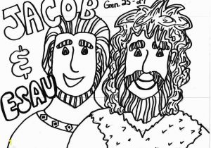 Jacob and Esau Reunite Coloring Page Jacob and Esau Coloring Page