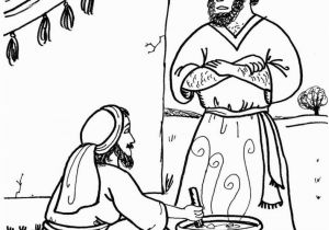 Jacob and Esau Reunite Coloring Page Jacob and Esau Coloring Page