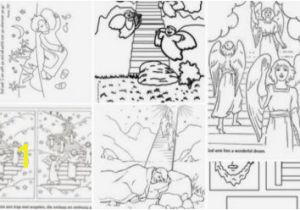 Jacob S Ladder Coloring Pages Printable Archives Sundayschoolist