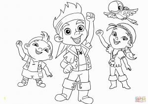Jake and the Neverland Coloring Pages Jake and the Neverland Pirates Colouring Page Printable