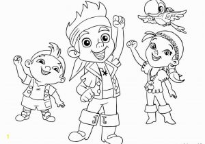 Jake and the Neverland Pirates Coloring Pages Halloween Jake and the Neverland Pirates Team Halloween Coloring