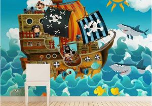 Jake and the Neverland Pirates Wall Mural Wallpaper Sticker Pirates by Sticky Wallpaper