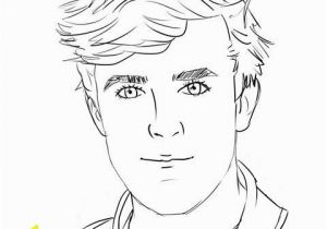 Jake Paul Coloring Pages Jake Paul Portrait Coloring Page Free Printable Coloring Pages for